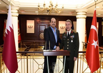 وزير الدولة لشؤون الدفاع القطري يجري مباحثات مع رئيس الأركان التركي