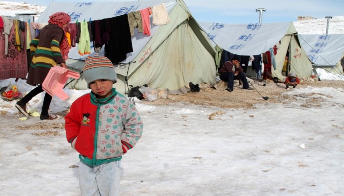 حملة إغاثية كويتية لتوزيع المساعدات الشتوية على نازحين سوريين في لبنان