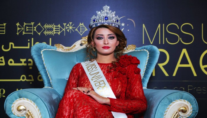 مجددا.. ملكة جمال العراق السابقة تدافع عن إسرائيل