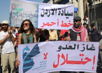 نزل القاطع.. حملة أردنية لرفض اتفاقية الغاز مع إسرائيل