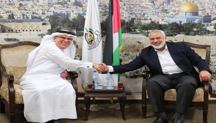 السفير القطري محمد العمادي يصل إلى غزة  للقاء قادة حماس
