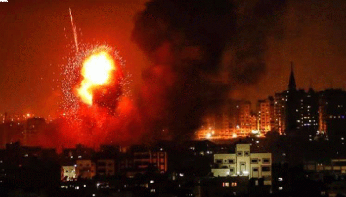 لليلة الثالثة.. طائرات إسرائيلية تقصف مواقع المقاومة في غزة
