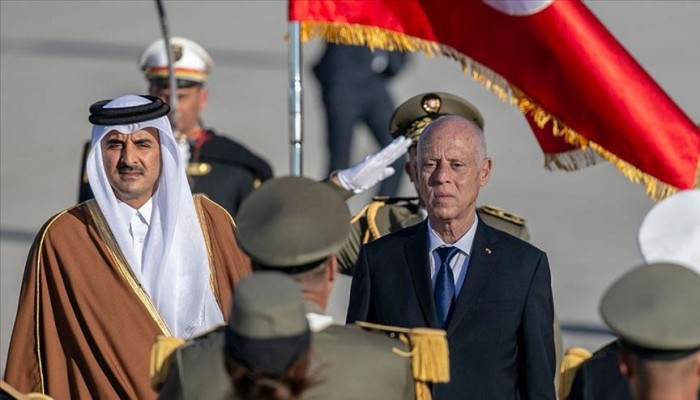 رئيس تونس يهنئ أمير قطر بنجاح تنظيم كأس العرب