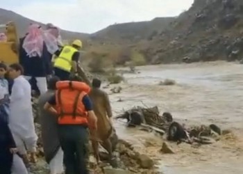 السعودية.. 3 وفيات جراء السيول شمال عسير