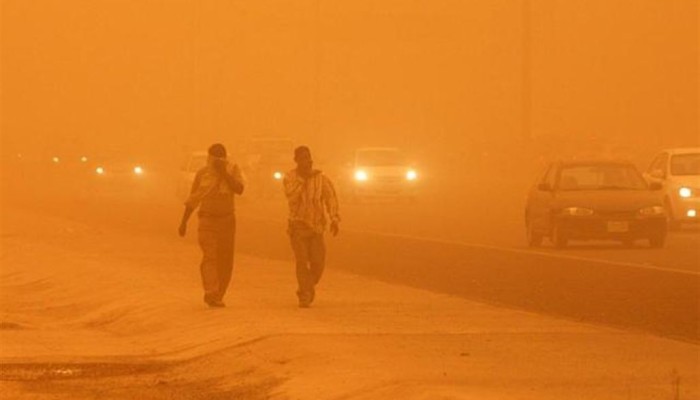 عاصفة ترابية سادسة تضرب العراق خلال شهر