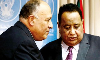 وزيرا خارجية مصر والسودان يبحثان تجاوز أي خلافات