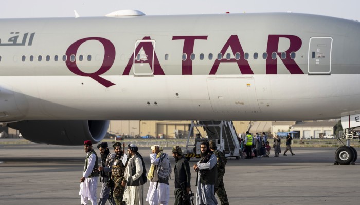 خامس طائرة قطرية تجلي أفغانا وأجانب من كابل
