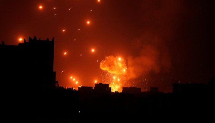 التحالف يعلن استهداف مواقع سرية لصواريخ باليستية حوثية في صنعاء