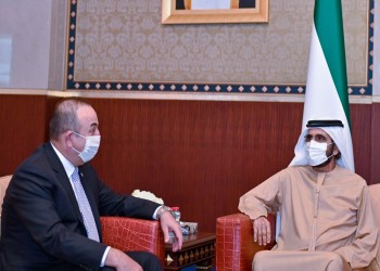 بن راشد يبحث مع جاويش أوغلو تعزيز التعاون الإماراتي التركي