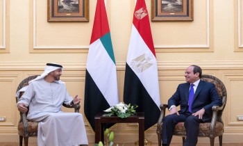 رئيس الإمارات يصل القاهرة في زيارة رسمية