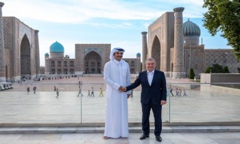أمير قطر يلتقي الرئيس الأوزبكي ويشهدان توقيع اتفاقيات ثنائية بعدة مجالات (صور)